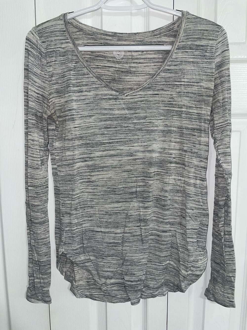 SO Authentic American Heritage Gray V-Neck